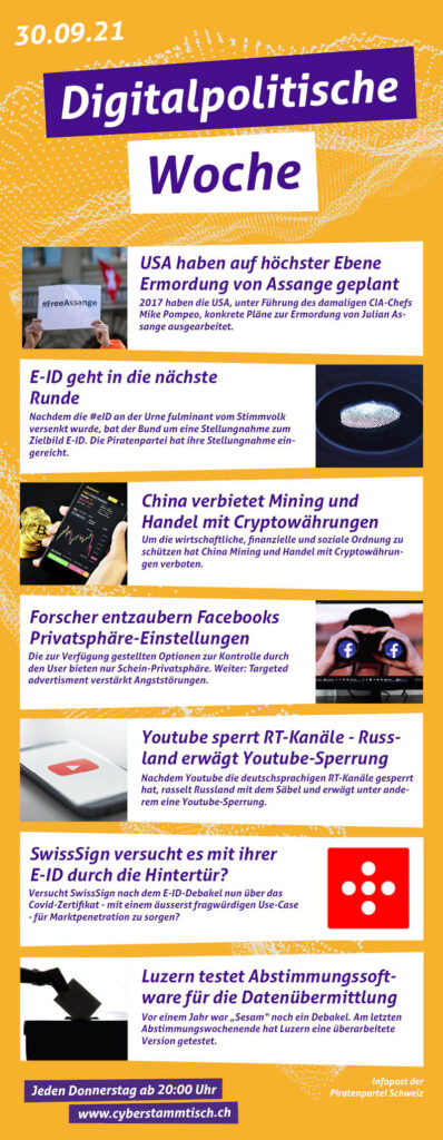 Digitalpolitische Woche 39/21